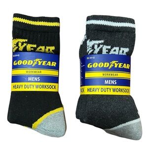 Goodyear - Workwear Mens Heavy Duty
Worksock Socks Size EU 39-42 US 9.5-11